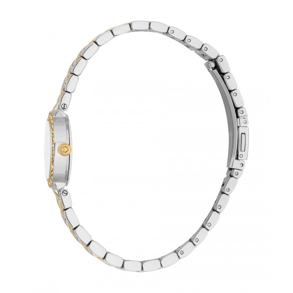 JUST CAVALLI Mini Ρολόι Δίχρωμο Ανοξείδωτο Ατσάλι Μπρασελέ JC1L362M0085