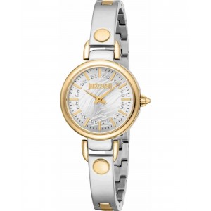 JUST CAVALLI Favola Ρολόι Δίχρωμο Ανοξείδωτο Ατσάλι Μπρασελέ JC1L381M0065