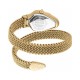 JUST CAVALLI Fiamma Snake Ρολόι Επιχρυσωμένο Ανοξείδωτο Ατσάλι Μπρασελέ JC1L426M0035