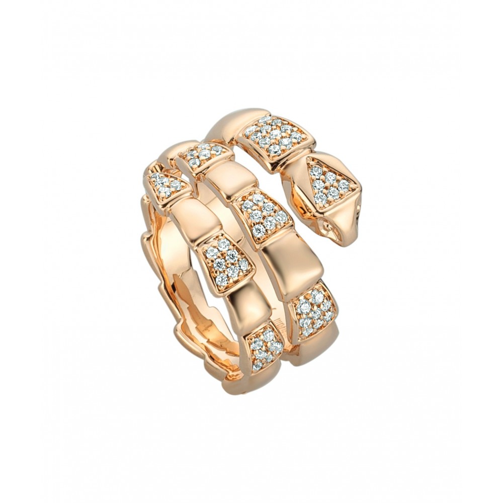 Just Cavalli Δαχτυλίδι Τριπλό Φίδι JCRG01073206