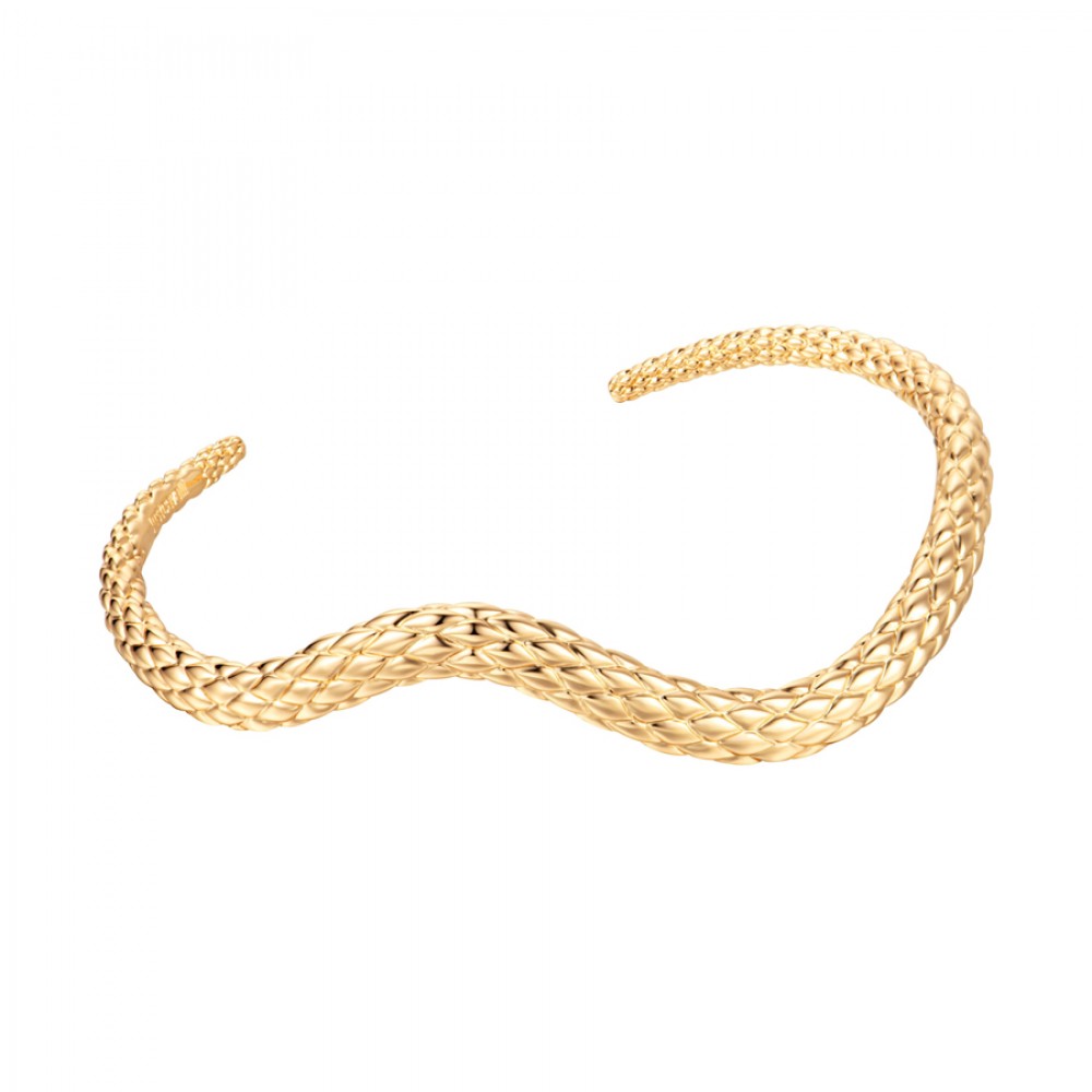 Just Cavalli Luce Βραχιόλι Χειροπέδα Φίδι Χρυσό JCBA01283200