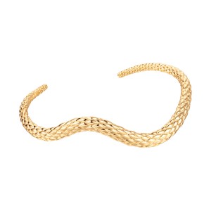 Just Cavalli Luce Βραχιόλι Χειροπέδα Φίδι Χρυσό JCBA01283200