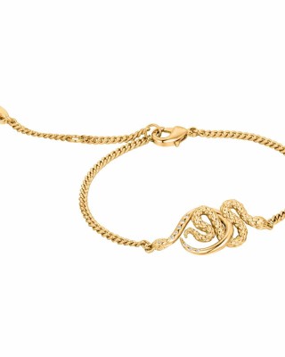 Just Cavalli Βραχιόλι Χρυσό Snake JCBR02343200