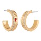 Just Cavalli Σκουλαρίκια Κρίκοι Χρυσά JCER02363200 Just Cavalli Σκουλαρίκια Κρίκοι Χρυσά JCER02363200