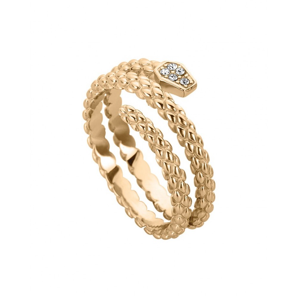 Just Cavalli Δαχτυλίδι Τριπλό Φίδι JCRG01052206