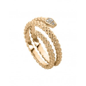 Just Cavalli Δαχτυλίδι Τριπλό Φίδι JCRG01052206