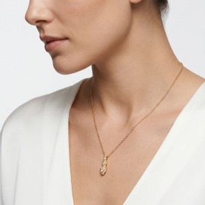 Just Cavalli Κολιέ Χρυσό Φίδι Λευκά Ζιργκόν JCNL02423200 Just Cavalli Κολιέ Χρυσό Φίδι Λευκά Ζιργκόν JCNL02423200