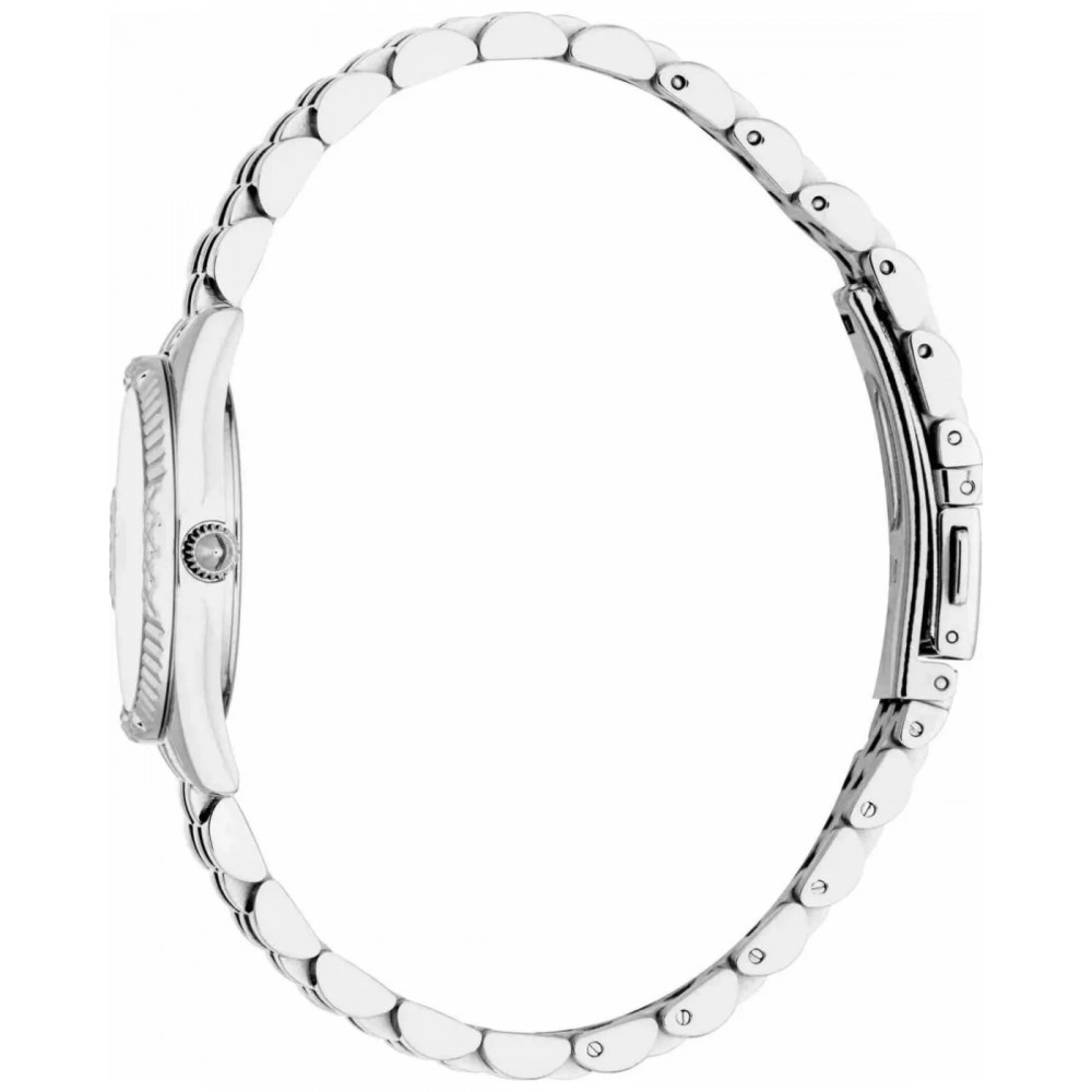 JUST CAVALLI Lucente Ρολόι Ασημί Ανοξείδωτο Ατσάλι Μπρασελέ JC1L382M0045