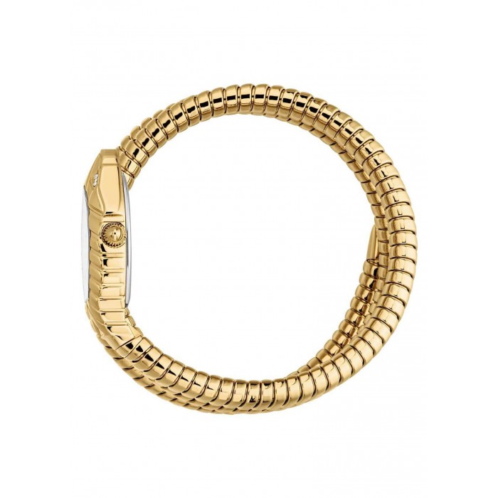 JUST CAVALLI Sintonia Ρολόι Snake Χρυσό Ανοξείδωτο Ατσάλι Μπρασελέ JC1L428M0025
