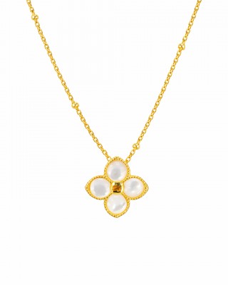 Γυναικείος Βυζαντινός Σταυρός Κολιέ από Ασήμι 925 Επιροδιωμένο με Φίλντισι KS-072