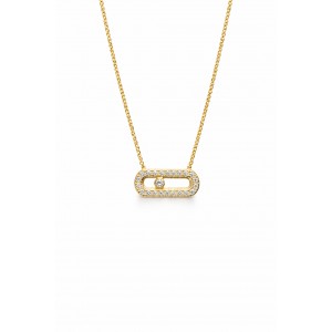 Ladies Necklace Messika Gold-plated Silver 925 KS-033