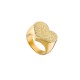 LOISIR  SPARKLING Δαχτυλίδι Γυναικείο  από Επιχρυσωμένο Ανοξείδωτο Ατσάλι  04L27-00775