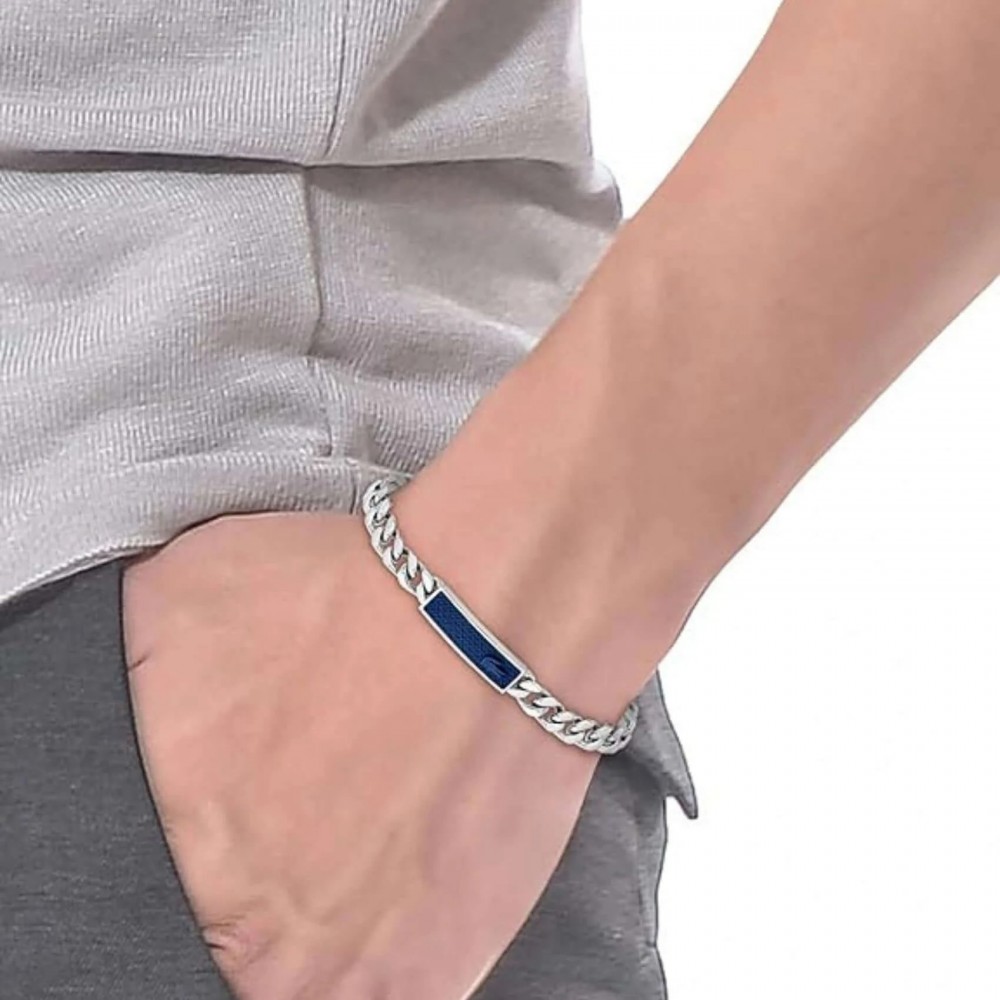 LACOSTE Set & Match Βραχιόλι Ασημί Ανοξείδωτο Ατσάλι 2040097 LACOSTE Set & Match Βραχιόλι Ασημί Ανοξείδωτο Ατσάλι 2040097