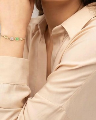LACOSTE Γυναικείο Βραχιόλι Deva Επίχρυσο Ανοξείδωτο Ατσάλι 2040606