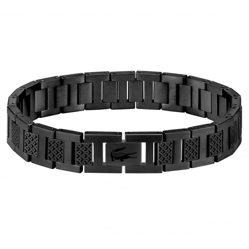 LACOSTE Βραχιόλι Μαύρο Ανοξείδωτο Ατσάλι 2040119
