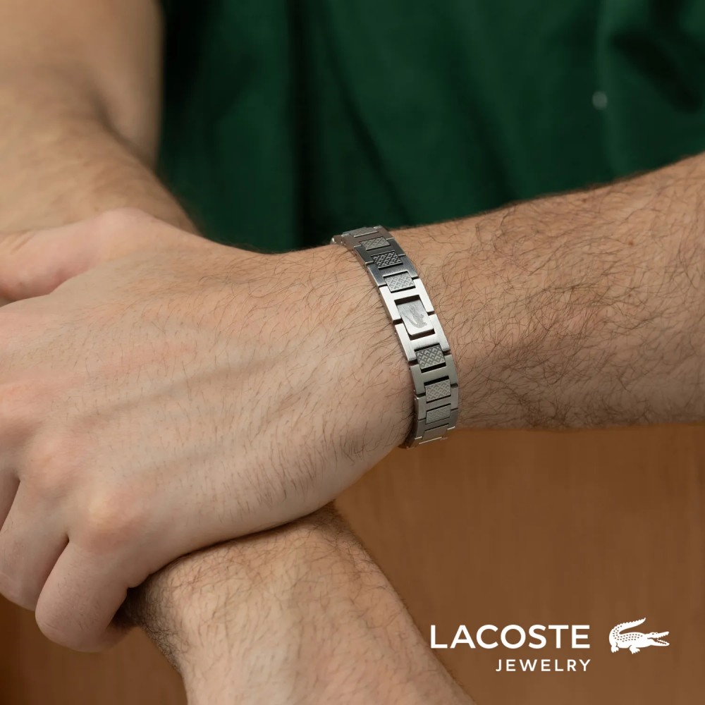 LACOSTE Βραχιόλι Ασημί Ανοξείδωτο Ατσάλι 2040117