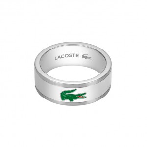 LACOSTE Δαχτυλίδι Ανδρικό Ασημί Ανοξείδωτο Ατσάλι 2040495J