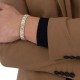 LACOSTE Metropole Βραχιόλι Δίχρωμο Ασημί Χρυσό Ανοξείδωτο Ατσάλι 2040556
