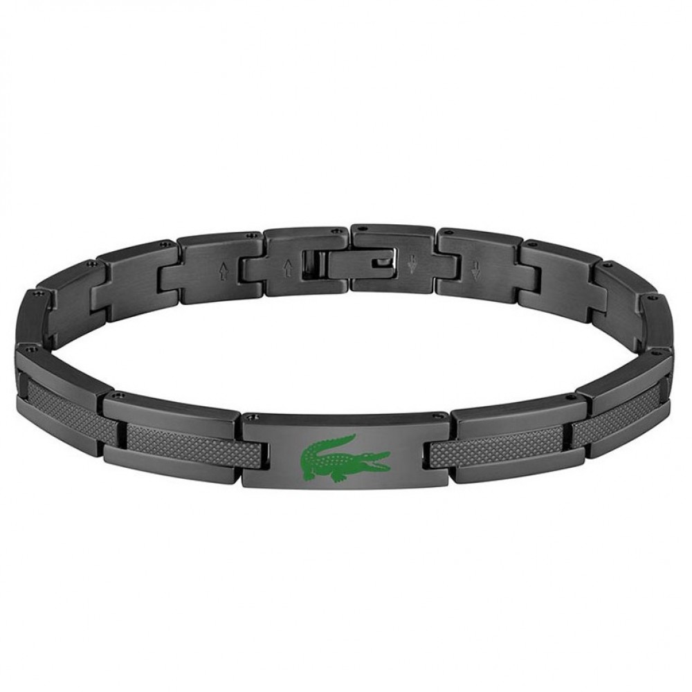 LACOSTE Βραχιόλι Μαύρο Ανοξείδωτο Ατσάλι 2040627