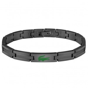 LACOSTE Βραχιόλι Μαύρο Ανοξείδωτο Ατσάλι 2040627