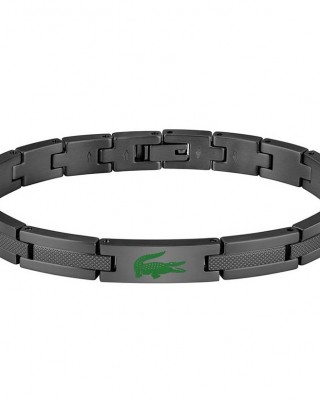 LACOSTE Βραχιόλι Μαύρο Ανοξείδωτο Ατσάλι 2040627