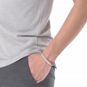 LACOSTE Unisex Βραχιόλι Ασημί Ανοξείδωτο Ατσάλι 2040521