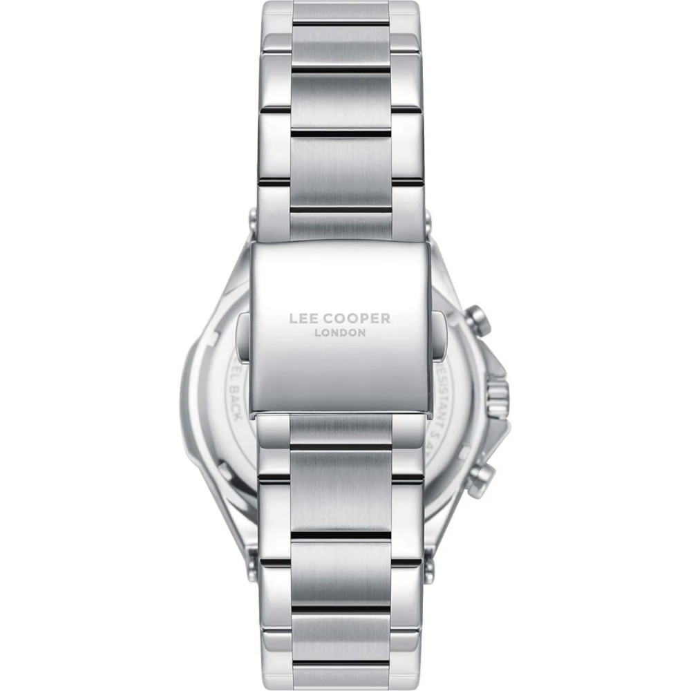 LEE COOPER Ανδρικό Ρολόι  Aσημί Ανοξείδωτο Ατσάλι LC08219.370
