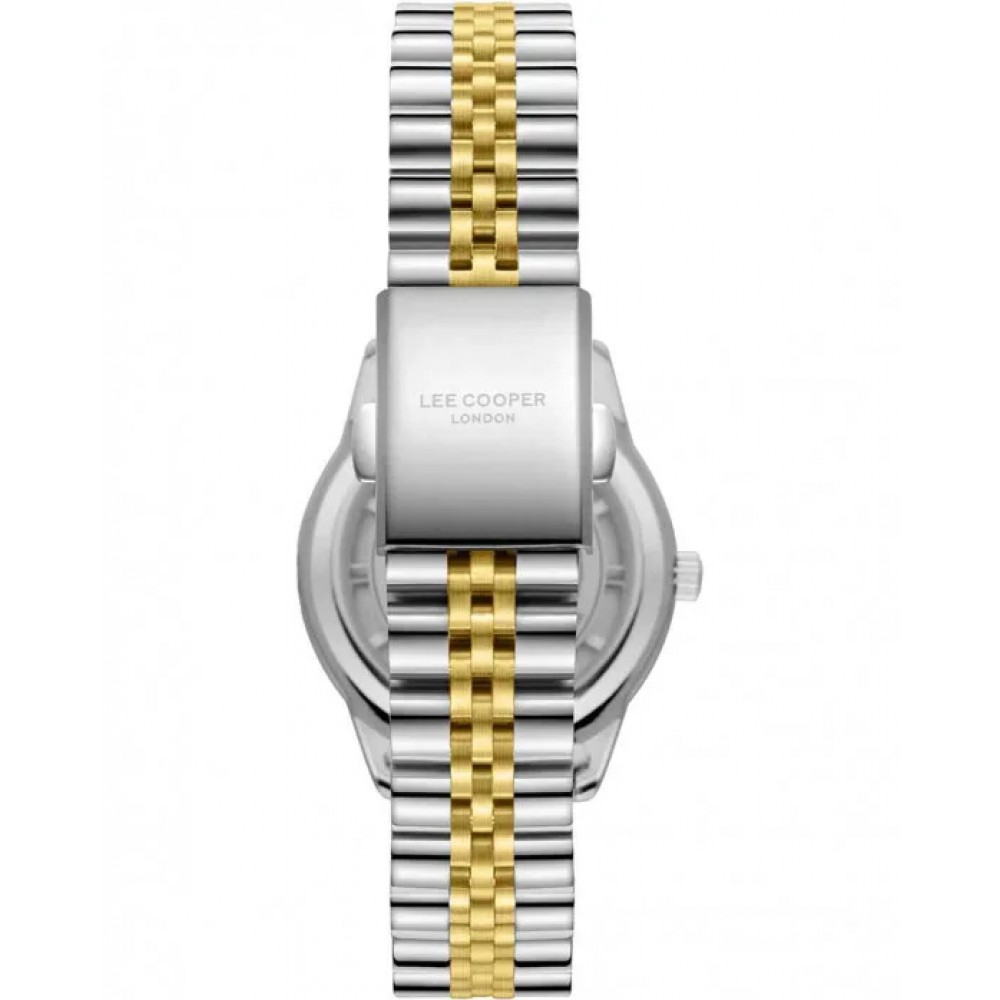 LEE COOPER Γυναικείο Ρολόι Ασημί/Επίχρυσο Ανοξείδωτο Ατσάλι LC08285.220