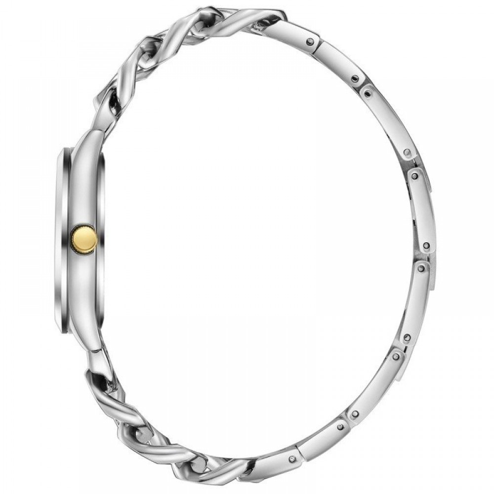 LEE COOPER Γυναικείο Ρολόι Δίχρωμο Ανοξείδωτο Ατσάλι Gift Set LC08291.220