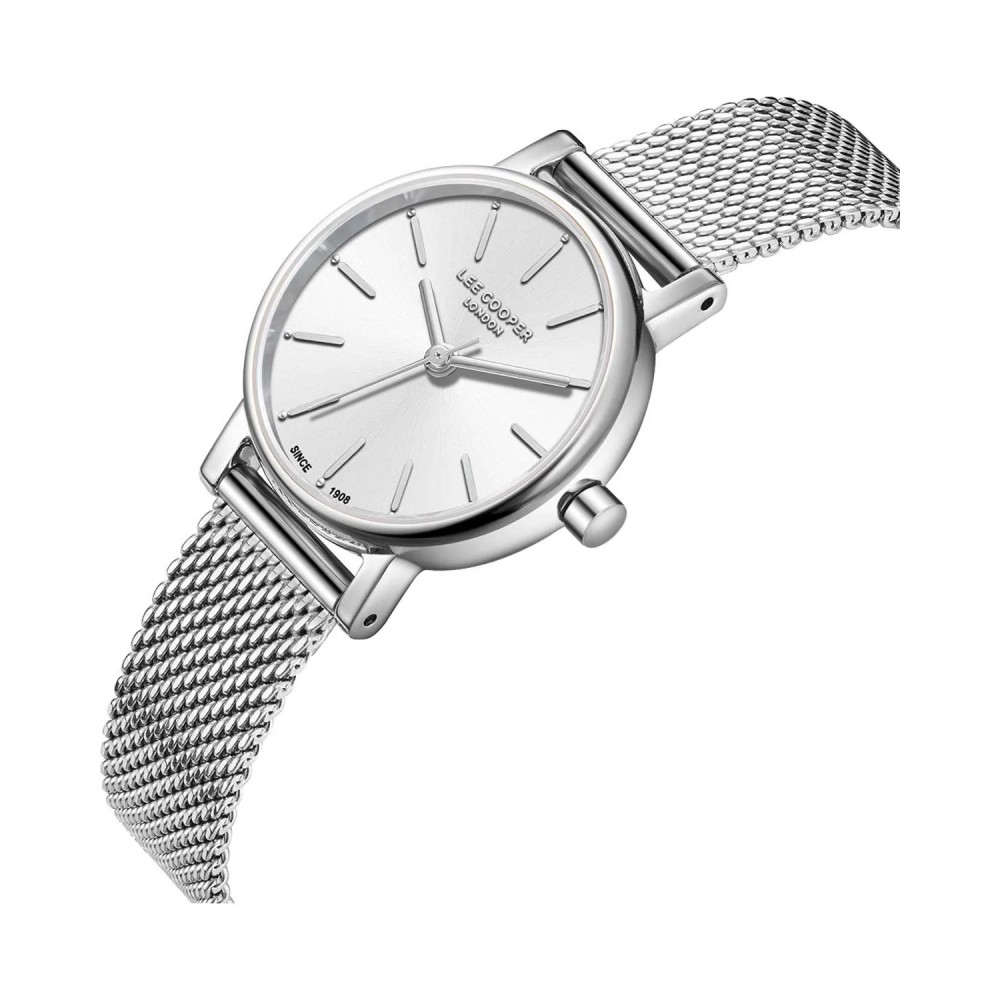 LEE COOPER Γυναικείο Ρολόι Ασημί Ανοξείδωτο Ατσάλι LC08292.330