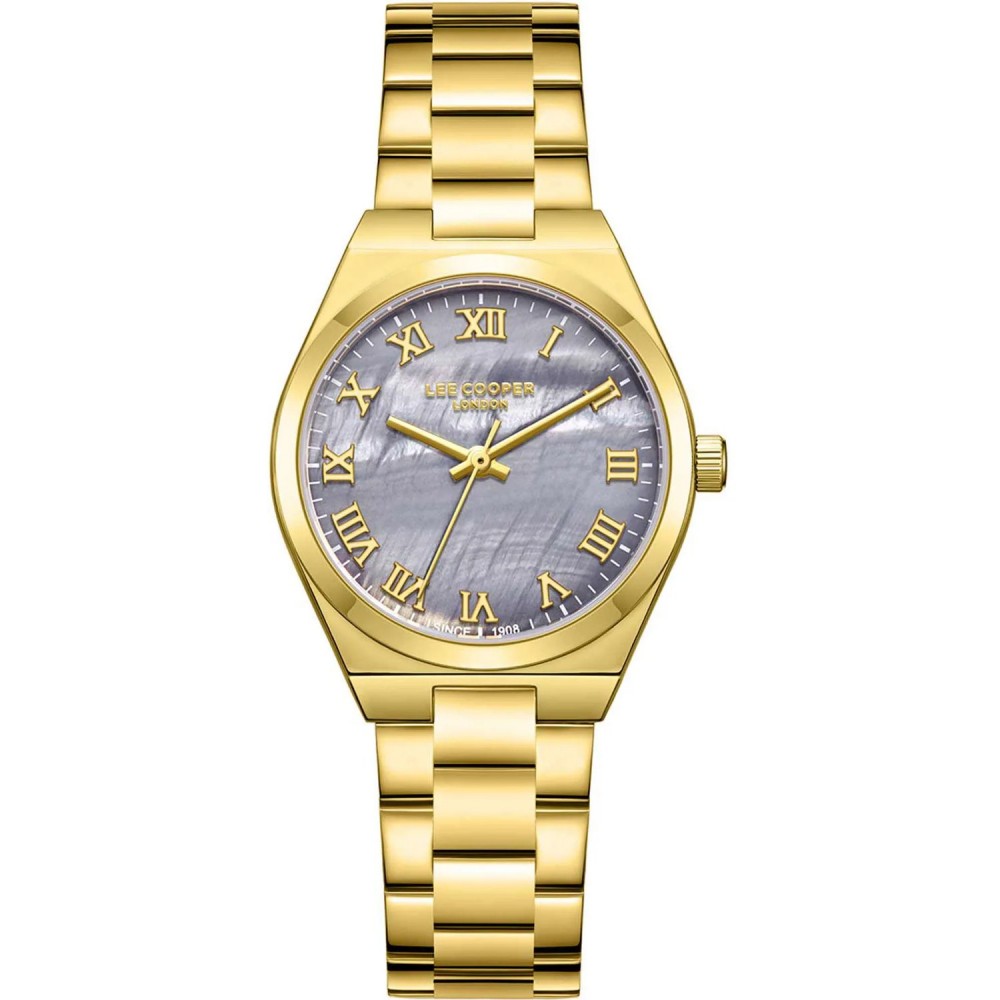 LEE COOPER Γυναικείο Ρολόι Επίχρυσο Ανοξείδωτο Ατσάλι LC08298.160