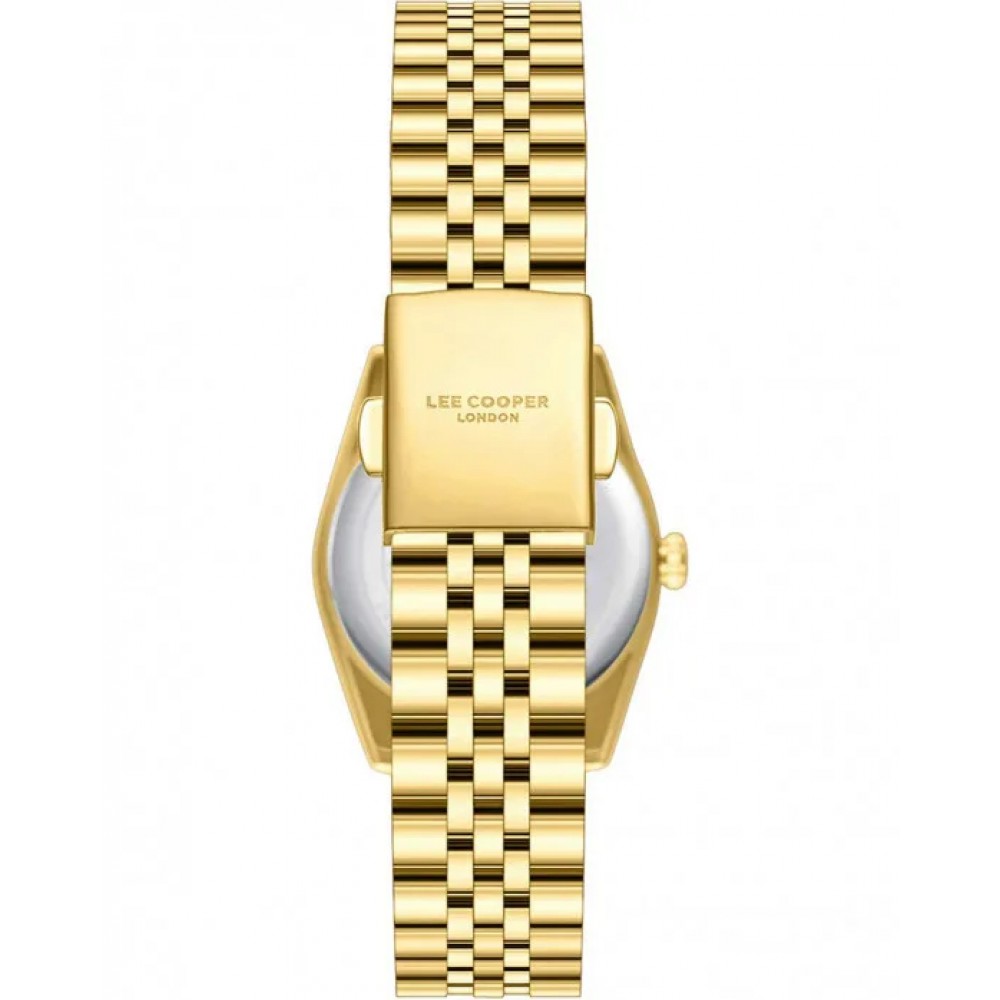 LEE COOPER Γυναικείο Ρολόι Επίχρυσο Ανοξείδωτο Ατσάλι LC08303.120