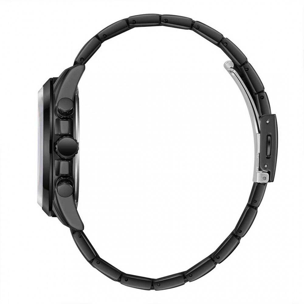 LEE COOPER Ανδρικό Ρολόι Μαύρο Ανοξείδωτο Ατσάλι LC08305.600