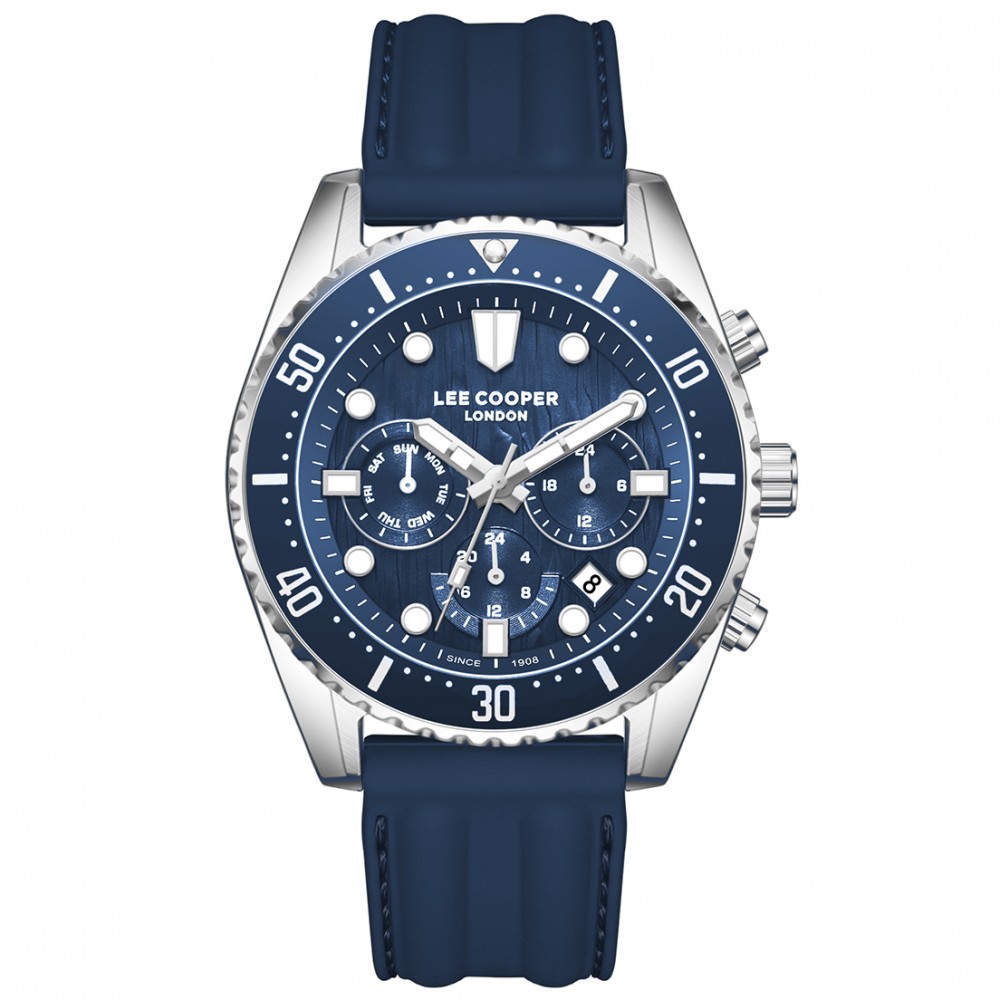 LEE COOPER Ανδρικό Ρολόι Μπλε Καουτσούκ Λουρί LC08335.399 LEE COOPER Ανδρικό Ρολόι Μπλε Καουτσούκ Λουρί LC08335.399