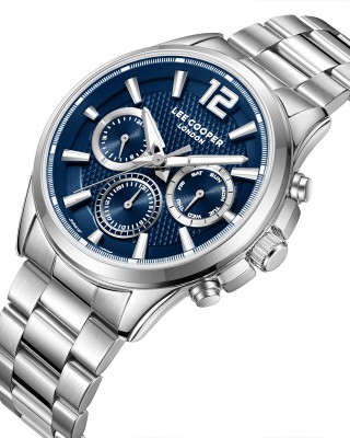 LEE COOPER Ανδρικό Ρολόι Aσημί Ανοξείδωτο Ατσάλι LC08396.390