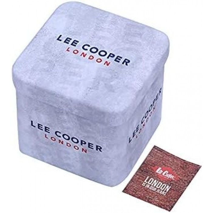 LEE COOPER Γυναικείο Ρολόι Ασημί/Επίχρυσο Ανοξείδωτο Ατσάλι LC08190.220