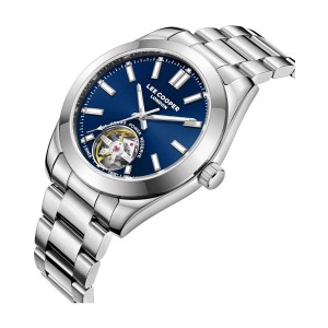 LEE COOPER Automatic Ανδρικό Ρολόι Aσημί Ανοξείδωτο Ατσάλι LC08228.390