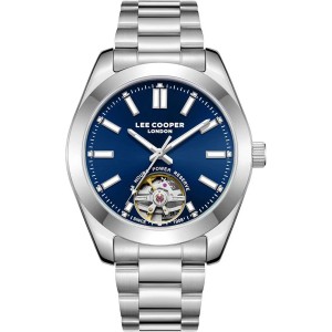 LEE COOPER Automatic Ανδρικό Ρολόι Aσημί Ανοξείδωτο Ατσάλι LC08228.390