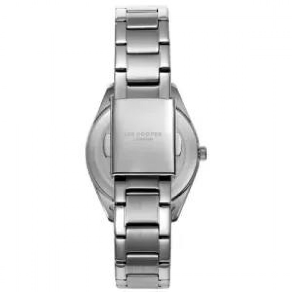 LEE COOPER Ανδρικό Ρολόι Aσημί Ανοξείδωτο Ατσάλι LC08015.390