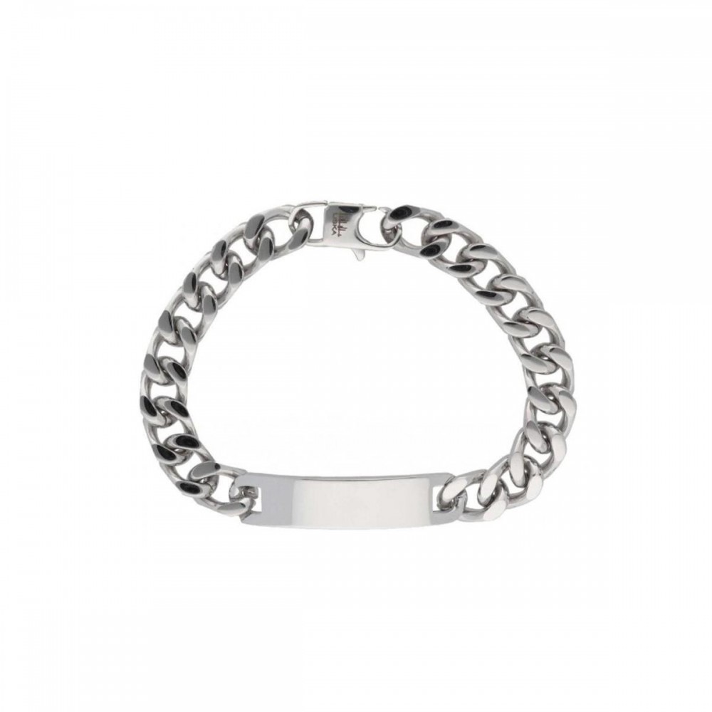 LISKA Ανδρικό Βραχιόλι Ταυτότητα Ασημί Ανοξείδωτο ατσάλι 86BR216