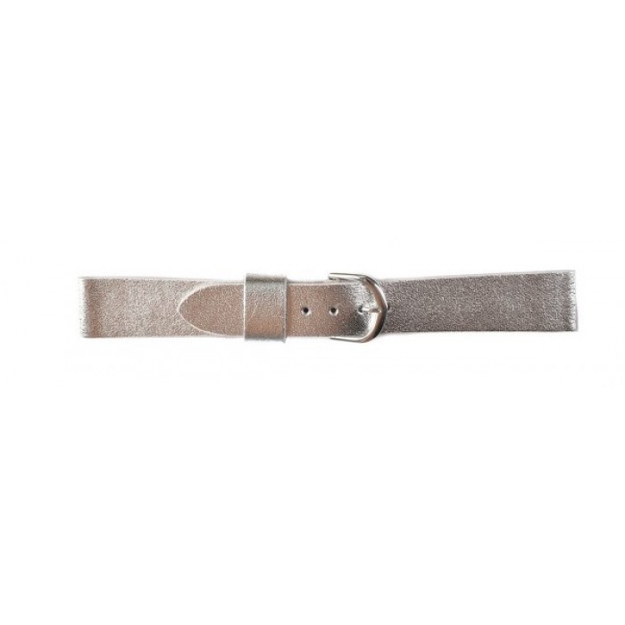 ΛΟΥΡΑΚΙ  Δερμάτινο Ασημί 18mm  ART35-1