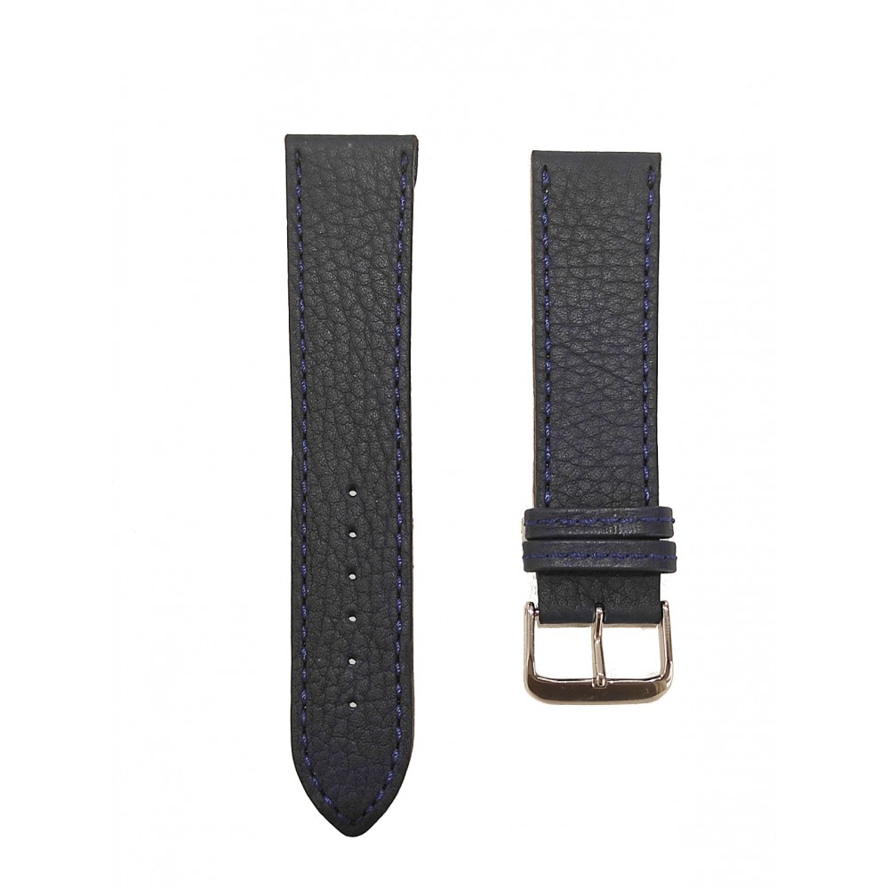 ΛΟΥΡΑΚΙ Δερμάτινο Μπλε 24mm XL T-BLU3330-24