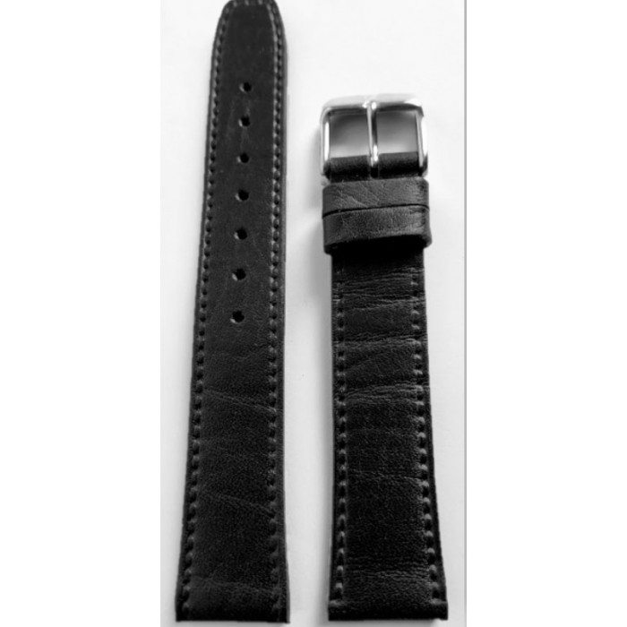 ΛΟΥΡΑΚΙ  Δερμάτινο Μαύρο 18mm  T-Z106-18