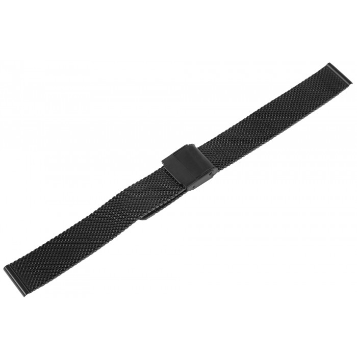 ΜΠΡΑΣΕΛΕ Milanese από ανοξείδωτο ατσάλι μαύρο 12mm 8100101-120 ΜΠΡΑΣΕΛΕ Milanese από ανοξείδωτο ατσάλι μαύρο 12mm 8100101-120
