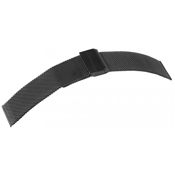 ΜΠΡΑΣΕΛΕ Milanese Mesh από ανοξείδωτο ατσάλι μαύρο 16mm 8103-160