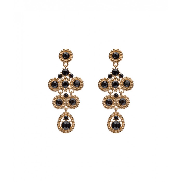 Lily and Rose Σκουλαρίκια Petite Kate Jet ορείχαλκος πέτρες Swarovski Lily and Rose Σκουλαρίκια Petite Kate Jet ορείχαλκος πέτρες Swarovski
