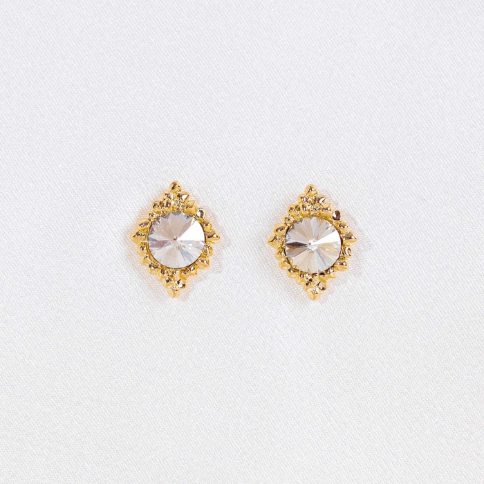 Lily and Rose Σκουλαρίκια Miss Bonnie Crystal Gold ορείχαλκος  