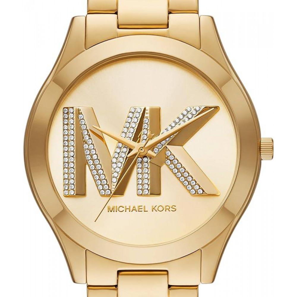 MICHAEL KORS ΡΟΛΟΙ SLIM RUNWAY GOLD ΧΡΥΣΟ STAINLESS STEEL MK4732 MICHAEL KORS ΡΟΛΟΙ SLIM RUNWAY GOLD ΧΡΥΣΟ STAINLESS STEEL MK4732