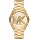 MICHAEL KORS ΡΟΛΟΙ SLIM RUNWAY GOLD ΧΡΥΣΟ STAINLESS STEEL MK4732 MICHAEL KORS ΡΟΛΟΙ SLIM RUNWAY GOLD ΧΡΥΣΟ STAINLESS STEEL MK4732