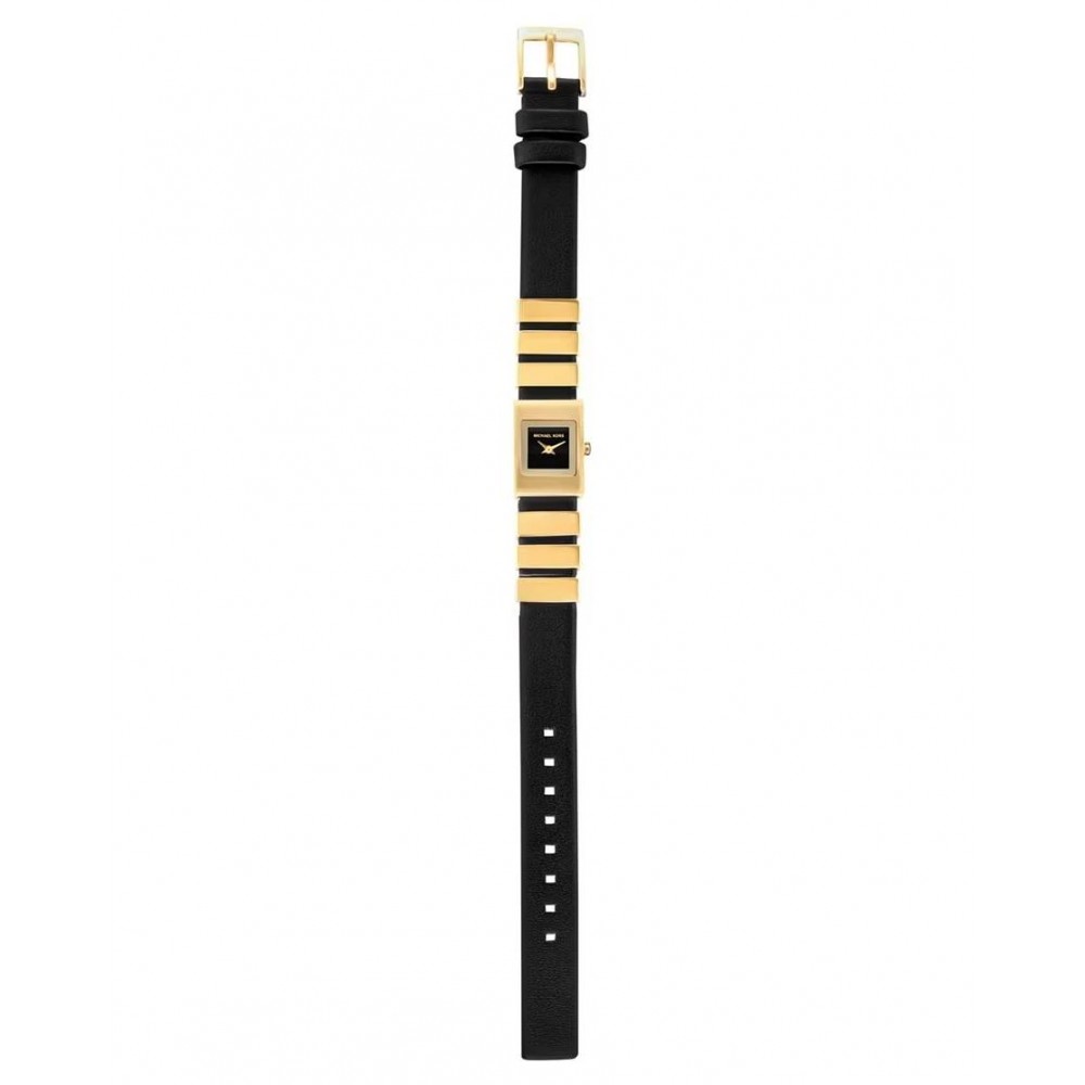 MICHAEL KORS ΡΟΛΟΙ DARRINGTON BLACK LEATHER STRAP MK4887 MICHAEL KORS ΡΟΛΟΙ DARRINGTON BLACK LEATHER STRAP MK4887